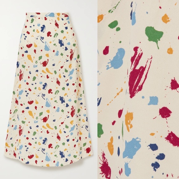 Reformation Bea Painted Lady Midi Skirt - Picture 5 of 5
